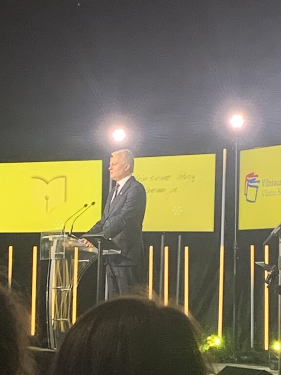 Le président actuel de la Lituanie Gitanas Nausėda