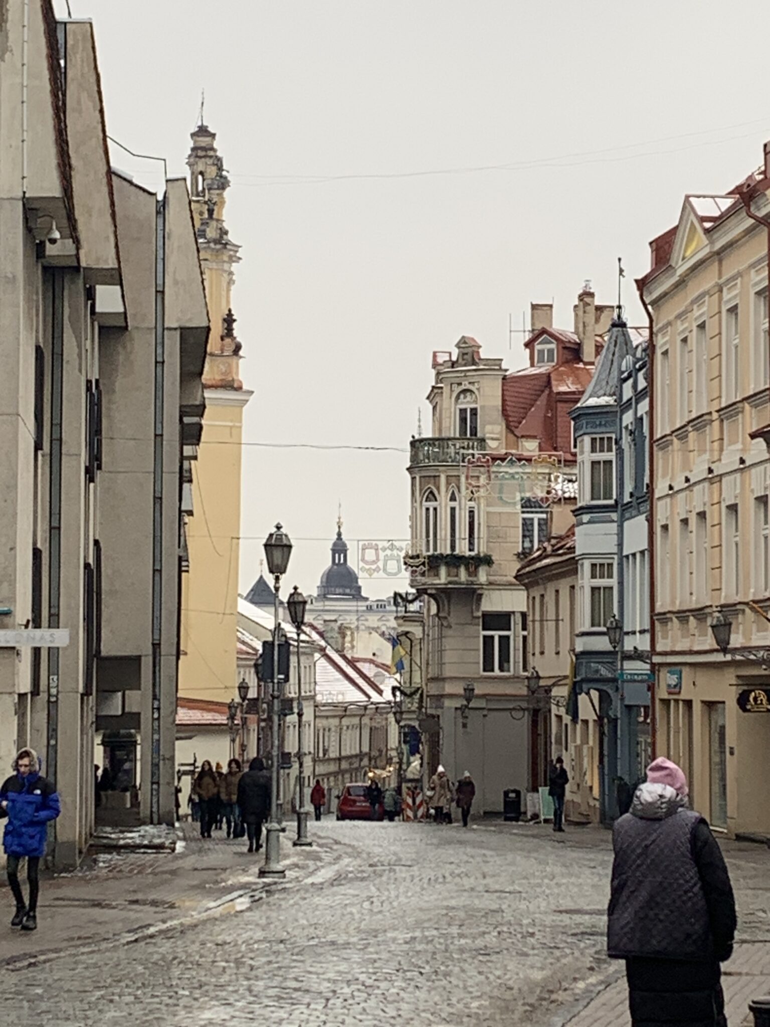 Les rues de la vieille ville de Vilnius